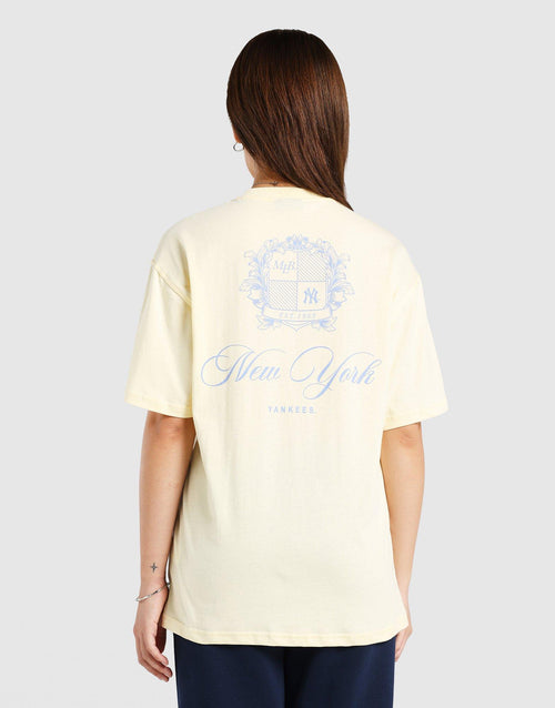 เสื้อยืดผู้หญิง Oversized Crest NY Yankees