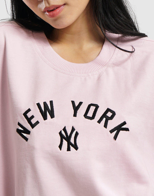 เสื้อแขนยาวผู้หญิง Arch Crew NY Yankees