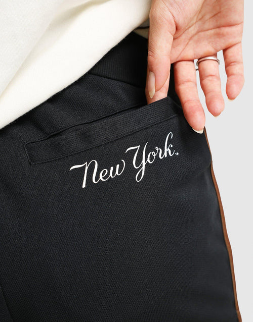 กางเกงขาสั้นผู้หญิง Panel Mesh