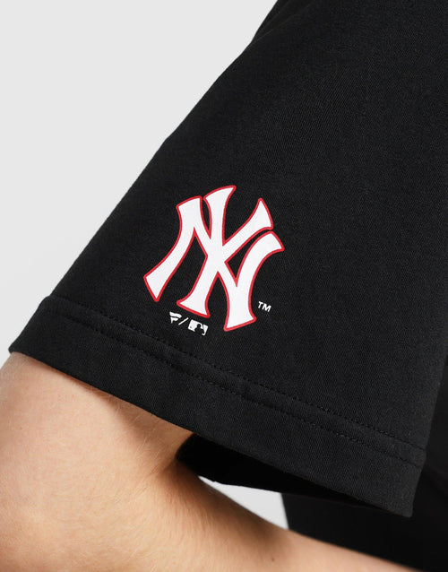 เสื้อแขนสั้นผู้หญิง Off Shoulder NY Yankees