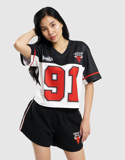 เสื้อยืดผู้หญิง NBA Cropped Players Chicogo Bulls