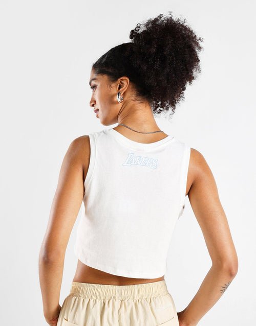 เสื้อกล้ามผู้หญิง Wrapped Cropped Jersey Lakers