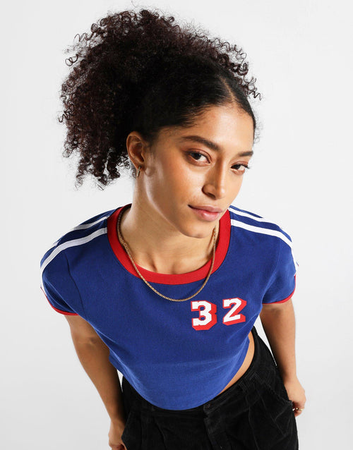 เสื้อยืดผู้หญิง Sporty Baby Stripe Lakers