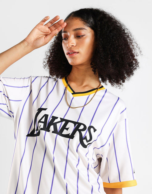 เสื้อแขนสั้นผู้หญิง Sublimated V-Neck Soccer Jersey Lakers