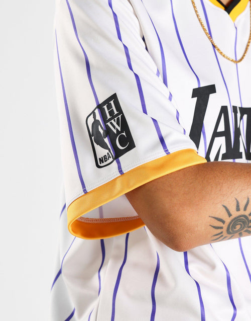 เสื้อแขนสั้นผู้หญิง Sublimated V-Neck Soccer Jersey Lakers