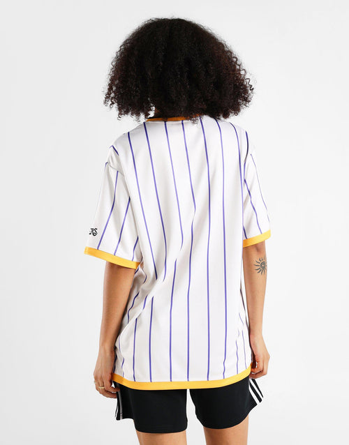 เสื้อแขนสั้นผู้หญิง Sublimated V-Neck Soccer Jersey Lakers