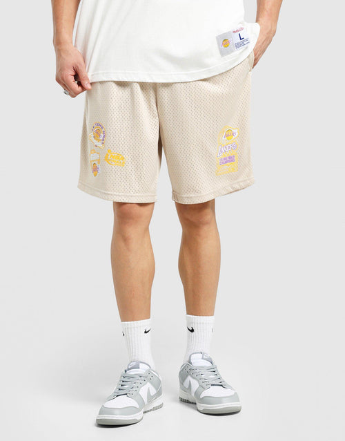 กางเกงขาสั้นผู้ชาย LA Lakers Golden