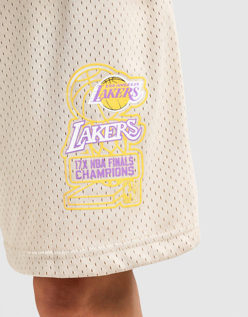กางเกงขาสั้นผู้ชาย LA Lakers Golden
