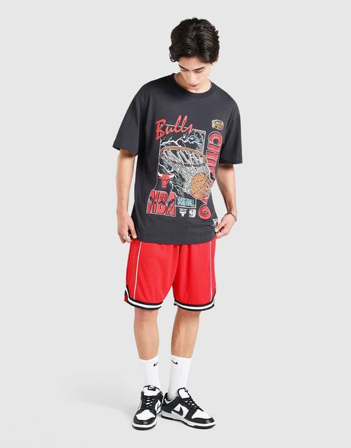 กางเกงขาสั้นผู้ชาย Athletic Guard Mesh Bulls