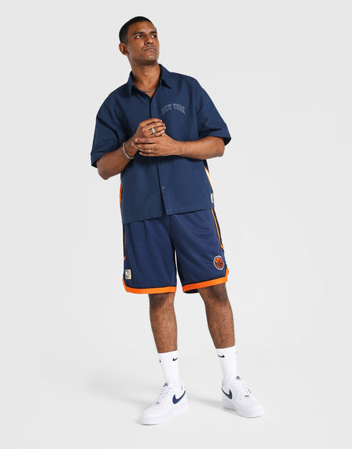 กางเกงขาสั้นผู้ชาย New York Knicks Mesh