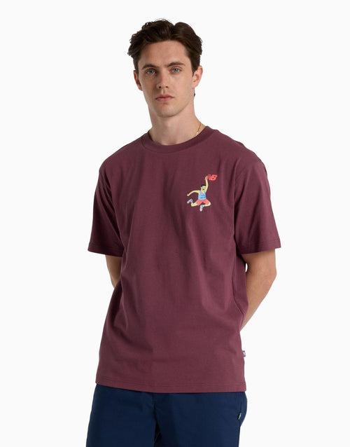 เสื้อยืดผู้ชาย Athlethic Relaxed Hoops Cartoon