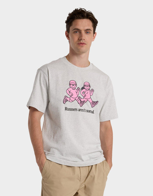 x Face Oka เสื้อยืดผู้ชาย Runners