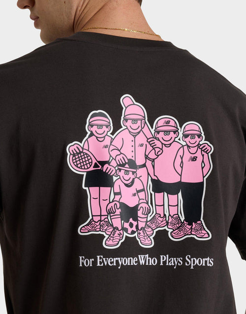 x Face Oka เสื้อยืดผู้ชาย Sports