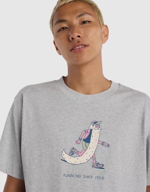 เสื้อยืดผู้ชาย Bearded Runner