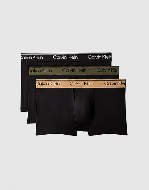 กางเกงชั้นในผู้ชาย Microfiber Stretch Low Rise Trunk (แพค 3)