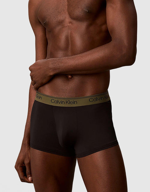 กางเกงชั้นในผู้ชาย Microfiber Stretch Low Rise Trunk (แพค 3)