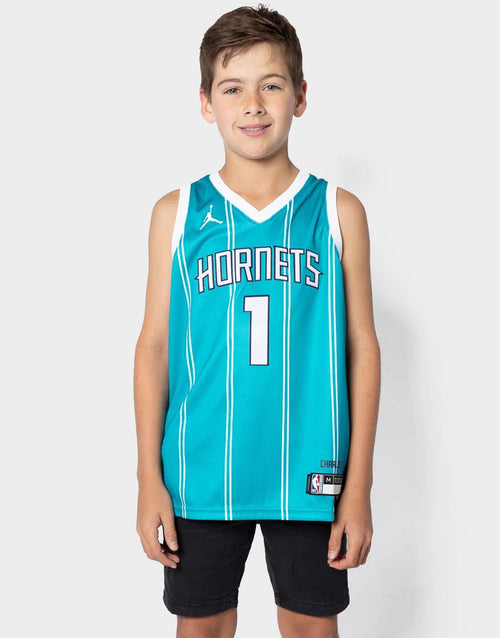 เสื้อกล้ามเด็กโต Youth Icon Swing Jersey Hornets