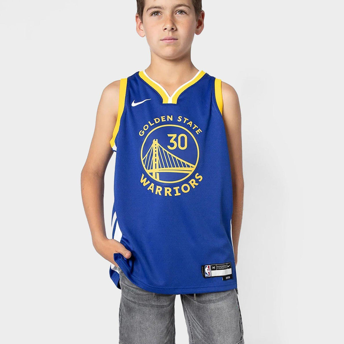 Nike Youth NBA Gs Warriors The Town Swingman Jersey Jerseys
