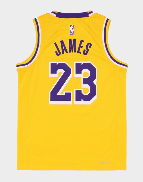 เสื้อกล้ามเด็กโต Youth Icon Swing Jersey Lakers LeBron