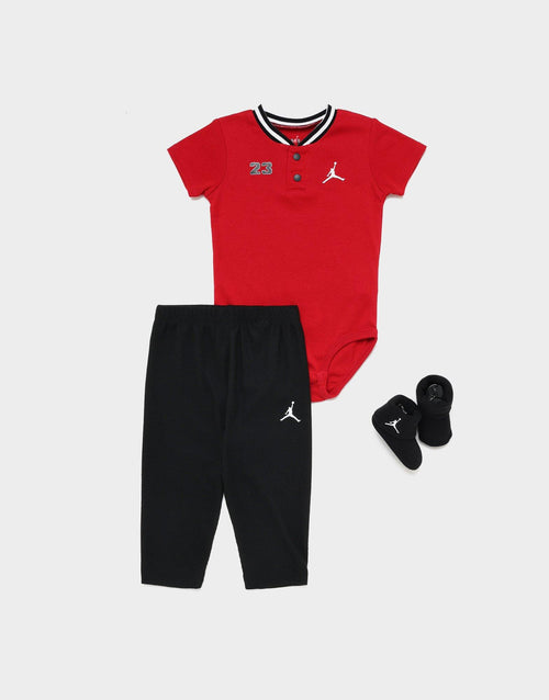 ชุดเซ็ตเด็กวัยหัดเดิน Jumpman Jersey Henley (แพค 3)