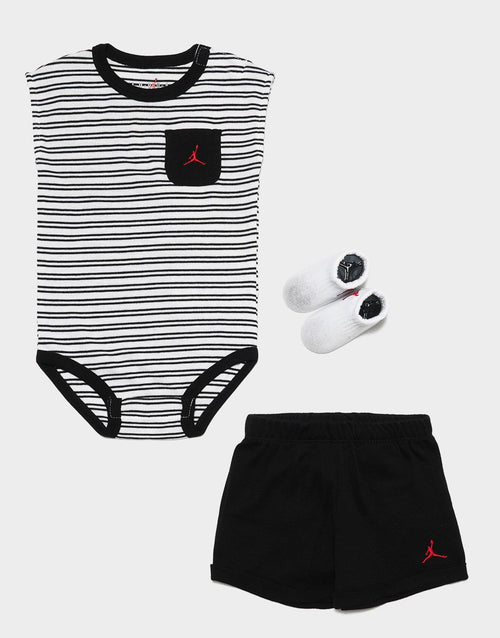 ชุดเซ็ตเด็กวัยหัดเดิน Jumpman Essential Striped