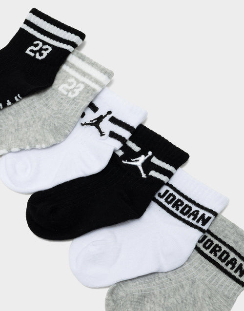ถุงเท้าเด็กวัยหัดเดิน Varsity Stripe (แพค 6)