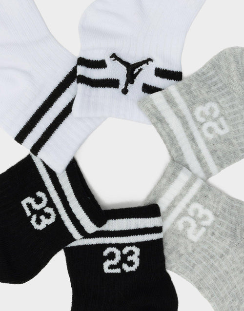 ถุงเท้าเด็กวัยหัดเดิน Varsity Stripe (แพค 6)