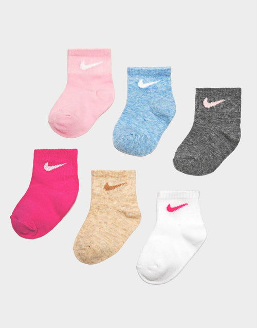 ถุงเท้าเด็กวัยหัดเดิน Logo (แพค 6)