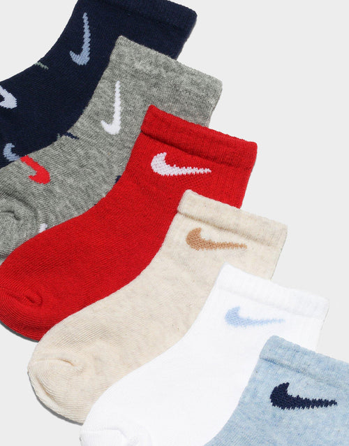 ถุงเท้าเด็กวัยหัดเดิน Swooshfetti (แพค 6)