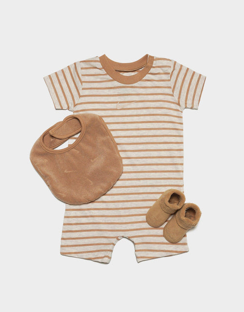ชุดเซ็ตเด็กวัยหัดเดิน French Terry Romper (3 ชิ้น)