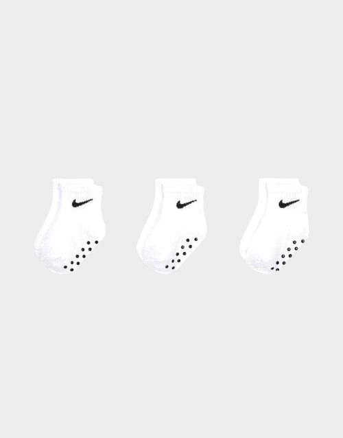 ถุงเท้าเด็กวัยหัดเดิน Core Swoosh Gripper (แพค 3)