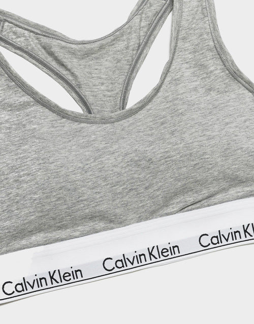 สปอร์ตบราผู้หญิง Icon Cotton Lightly Lined Bralette