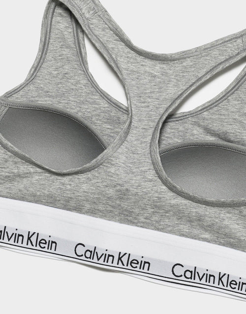 สปอร์ตบราผู้หญิง Icon Cotton Lightly Lined Bralette