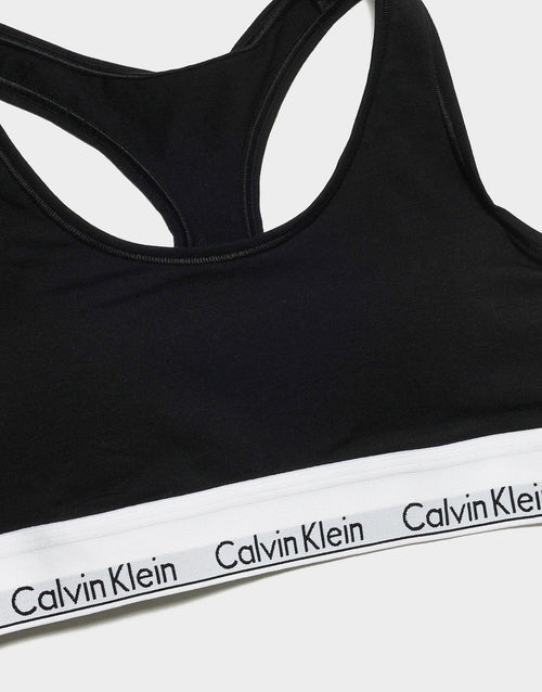 สปอร์ตบราผู้หญิง Icon Cotton Lightly Lined Bralette