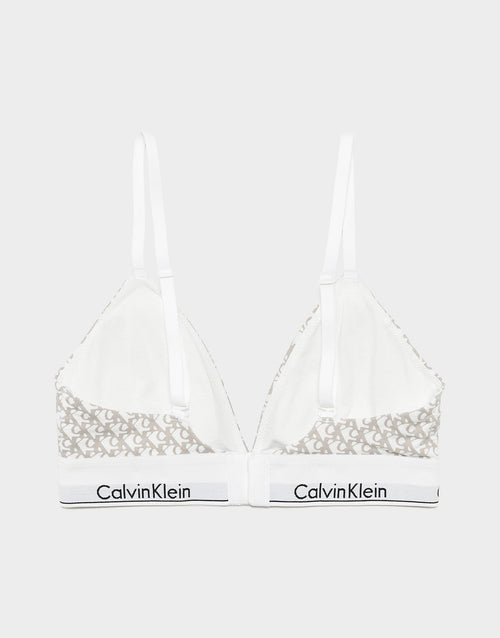 บราผู้หญิง Icon Cotton Modal Lightly Lined Triangle Bralette