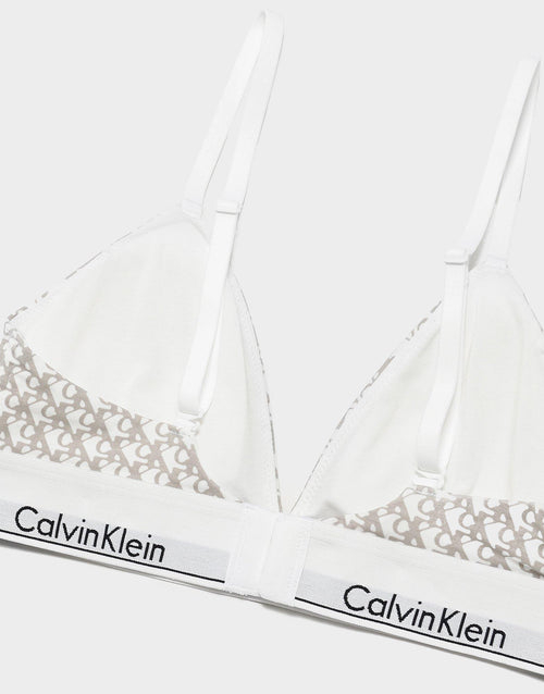 บราผู้หญิง Icon Cotton Modal Lightly Lined Triangle Bralette