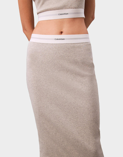 กระโปรงผู้หญิง Cotton Stretch Rib