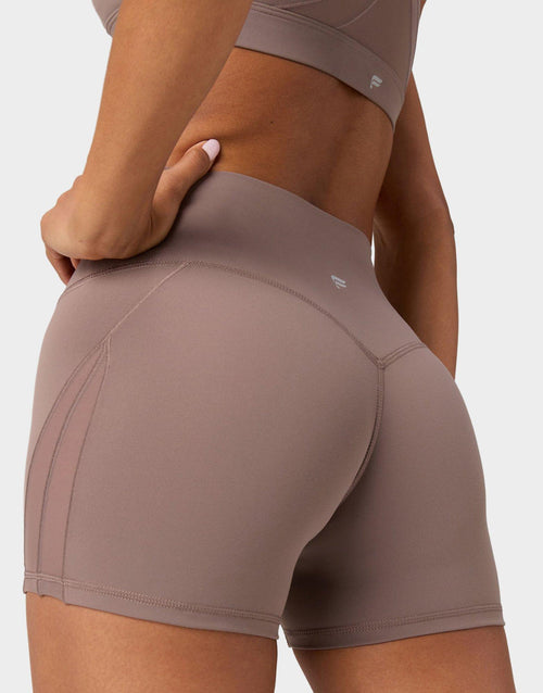 กางเกงขาสั้นผู้หญิง No-Seam PureLuxe TLC Mesh 4"