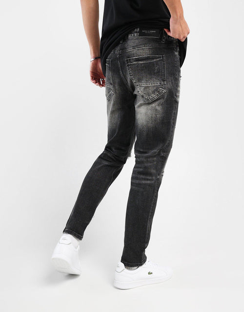 กางเกงขายาวผู้ชาย Cover Jeans Washed
