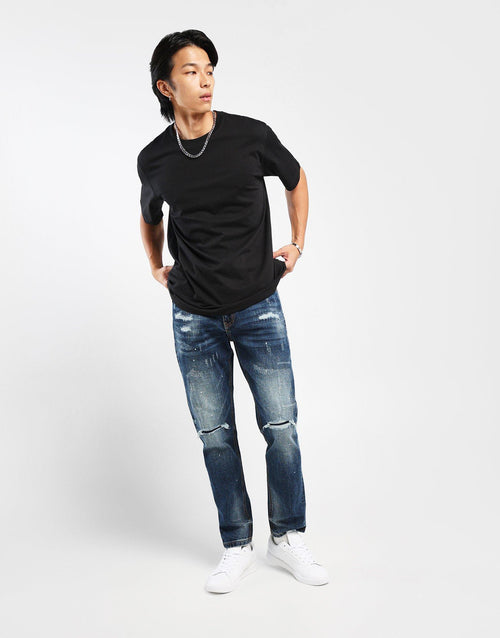 กางเกงขายาวผู้ชาย Turf Jeans Mid Washed