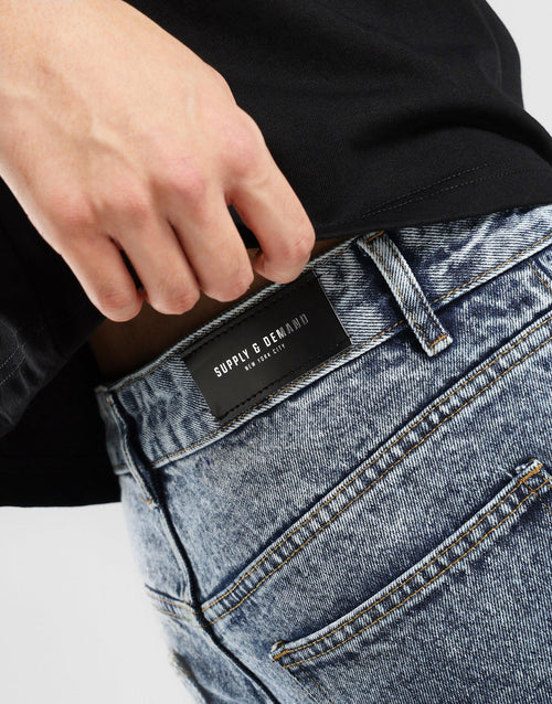 กางเกงขายาวผู้ชาย Porto Jeans Denim