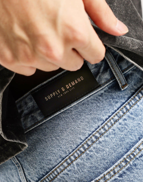 กางเกงขายาวผู้ชาย Sacco Jeans Denim