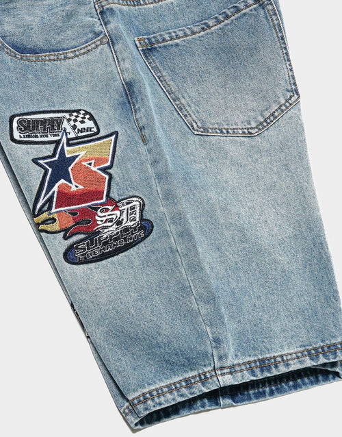 กางเกงขาสั้นผู้ชาย Buddy Denim