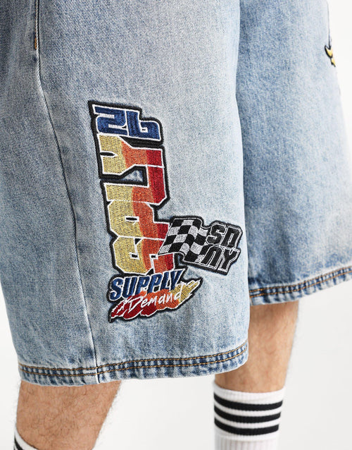 กางเกงขาสั้นผู้ชาย Buddy Denim