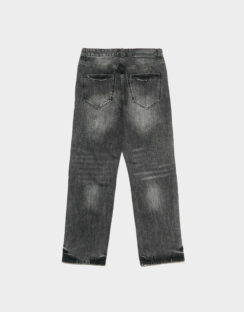 กางเกงขายาวผู้ชาย Zeno Relaxed Jeans