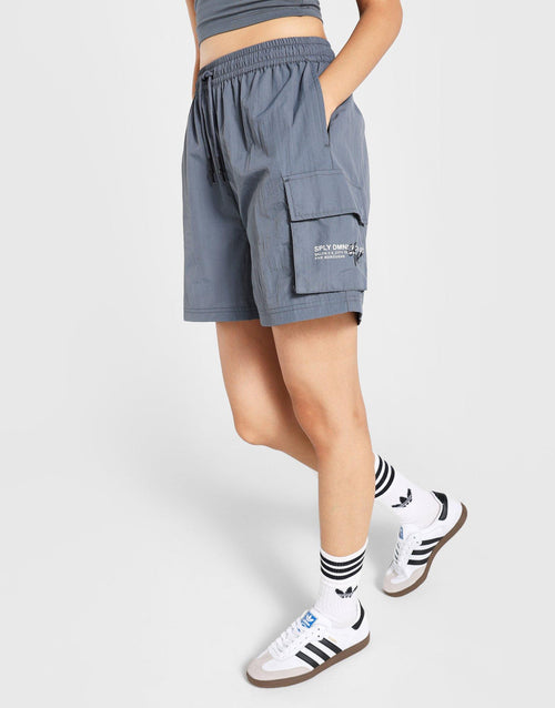 กางเกงขาสั้นผู้หญิง Self Made Cargo