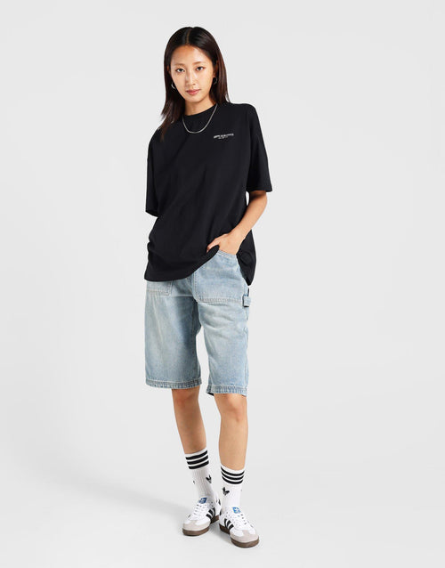 กางเกงขาสั้นผู้หญิง Division Jort Denim