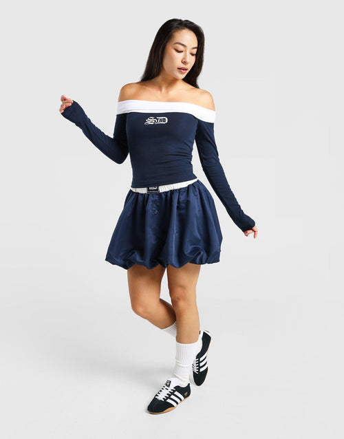 เสื้อแขนยาวผู้หญิง Off Shoulder