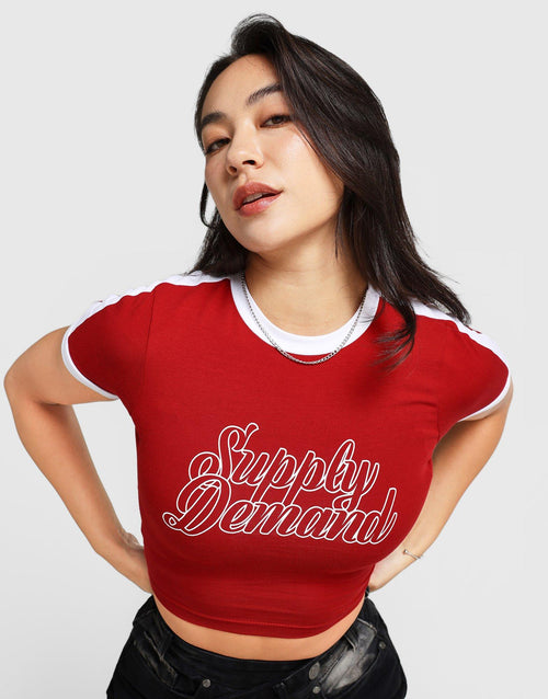 เสื้อยืดผู้หญิง Script Baby