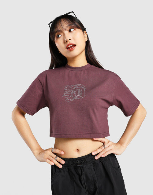 เสื้อยืดผู้หญิง Stead Cropped